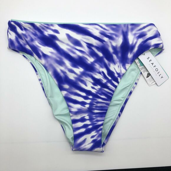 Seafolly Beach Break High Rise Bikini Bottom - Picture 3 of 6